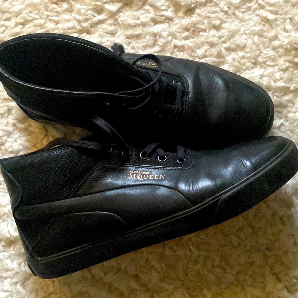 Leather Alexander McQueen Puma’s.